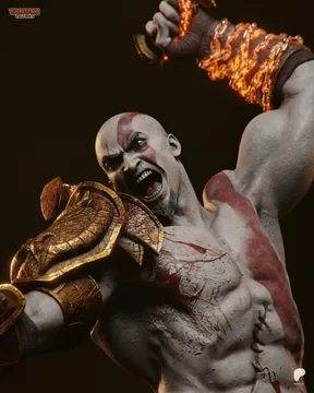 Kratos Sculpture thumbnail 2