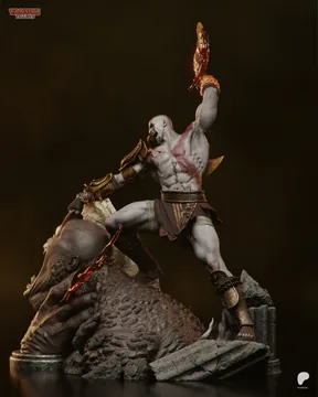 Kratos Sculpture thumbnail 6