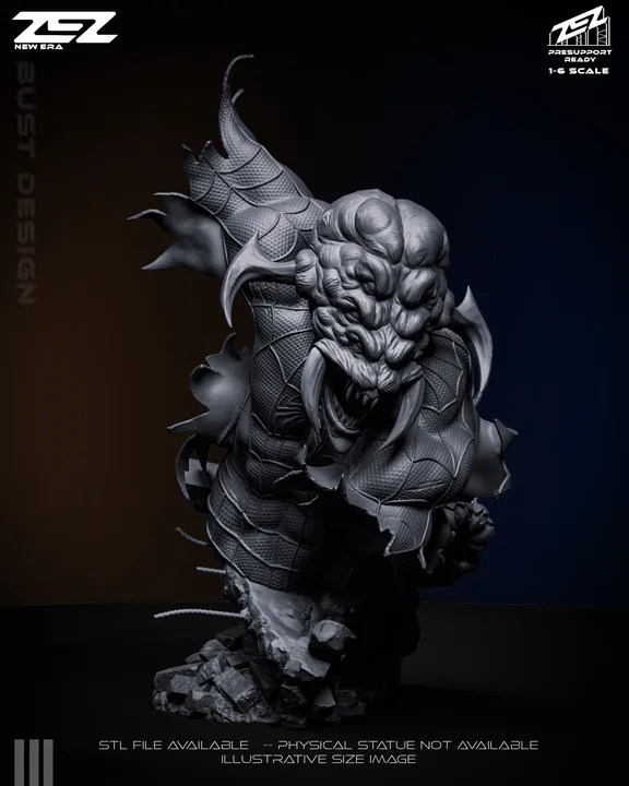 Man Spider Bust