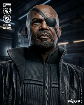 Nick Fury Sculpture thumbnail 5