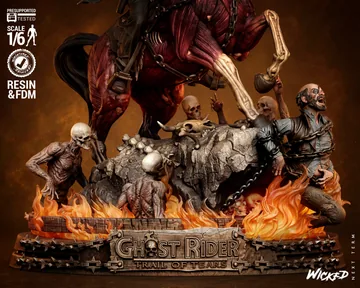 Ghost Rider Caleb Diorama thumbnail 5