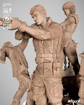 Chris and Jill Diorama thumbnail 4