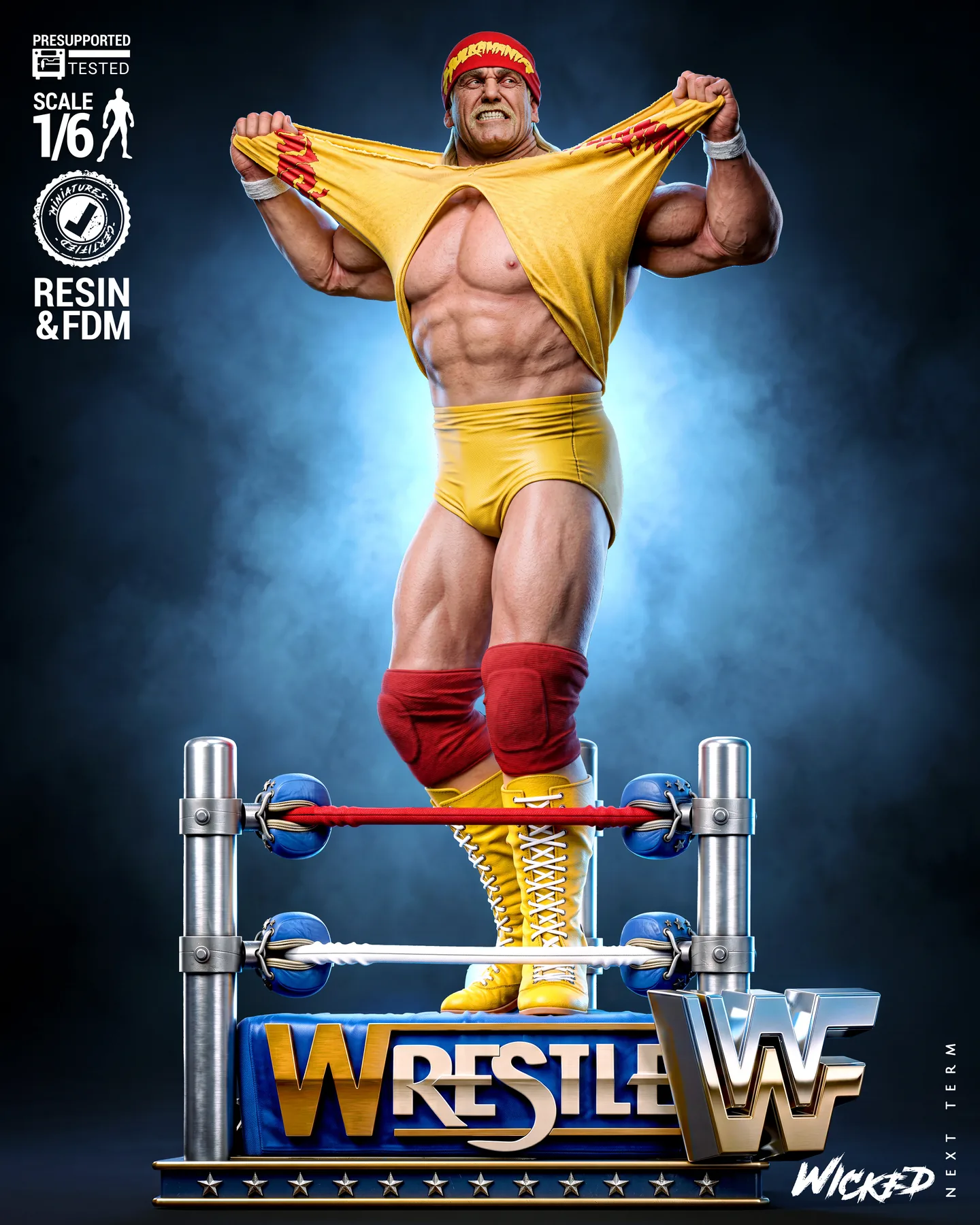 Wicked WILDCARD Hulk Hogan Sculpture