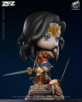 Wonder Woman Chibi thumbnail 4