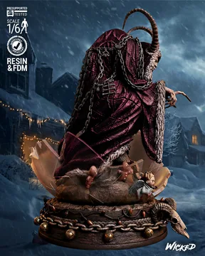 Krampus Sculpture thumbnail 3