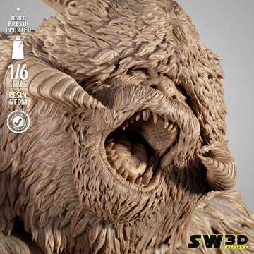 Wampa Sculpture thumbnail 4