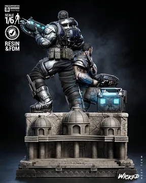 Gears of Wars Diorama thumbnail 2
