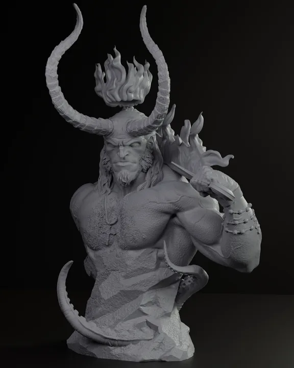 Hellboy Bust