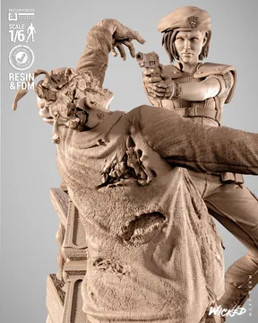 Chris and Jill Diorama thumbnail 5
