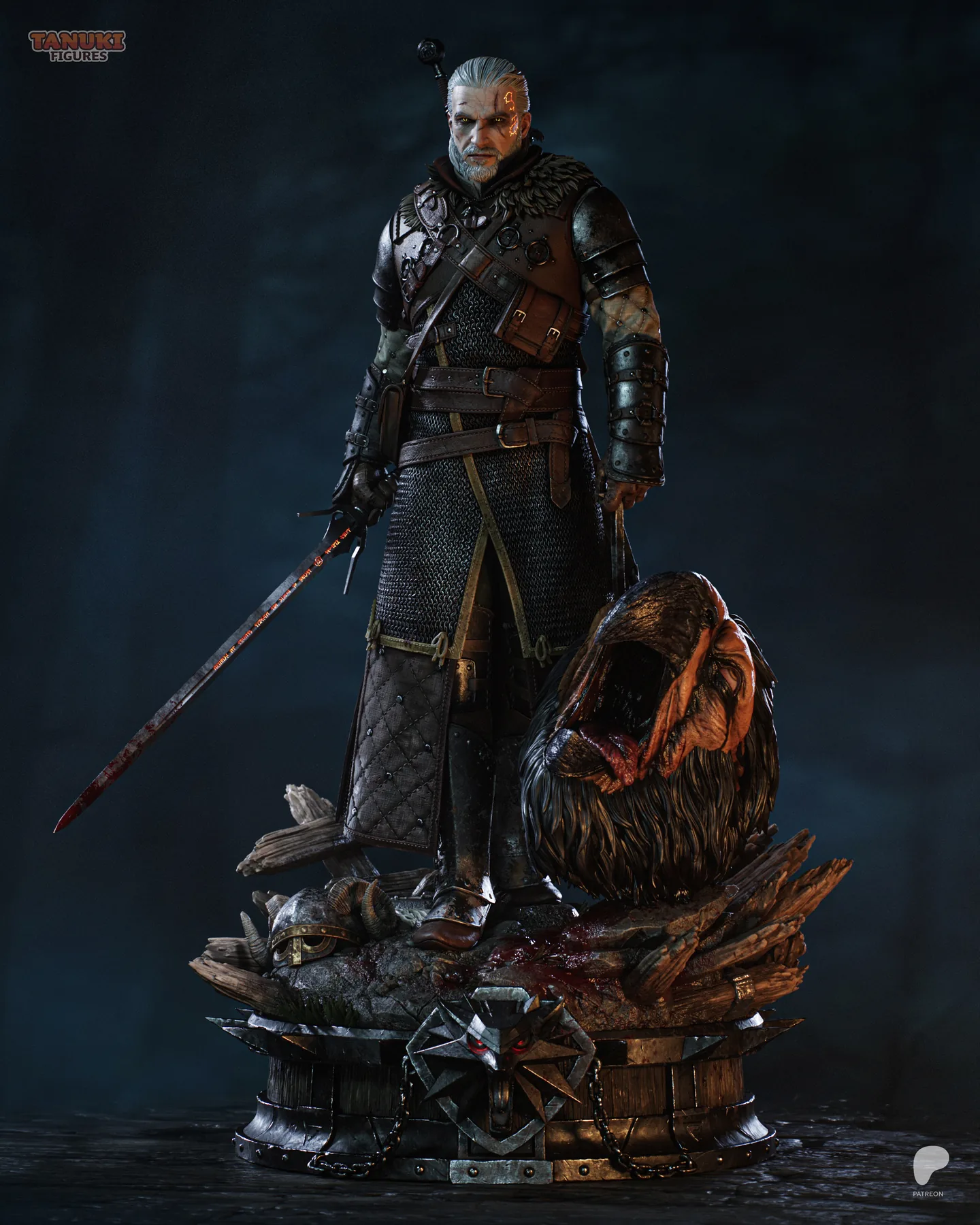Geralt Sculpture