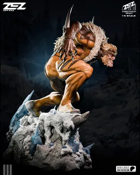 Sabretooth Sculpture thumbnail 5