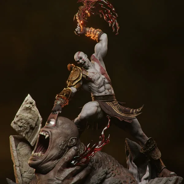 Kratos Sculpture