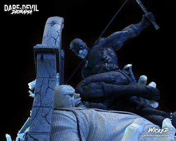 Daredevil and Kingpin Diorama thumbnail 6