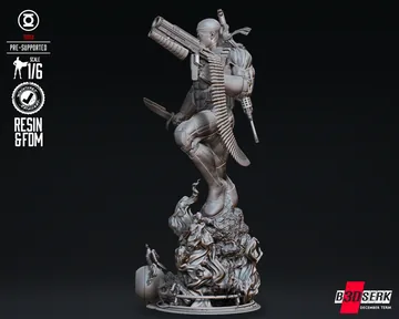 Green Lantern Jhon Stewart Sculpture thumbnail 2