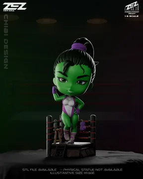 She Hulk Chibi thumbnail 1