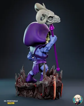 Skeletor Chibi thumbnail 4
