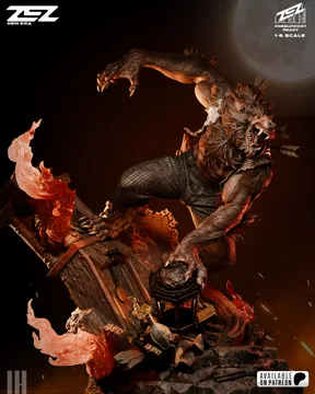 Werewolf Sculpture thumbnail 1