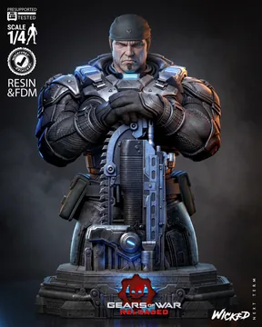 Marcus Fenix Bust thumbnail 1
