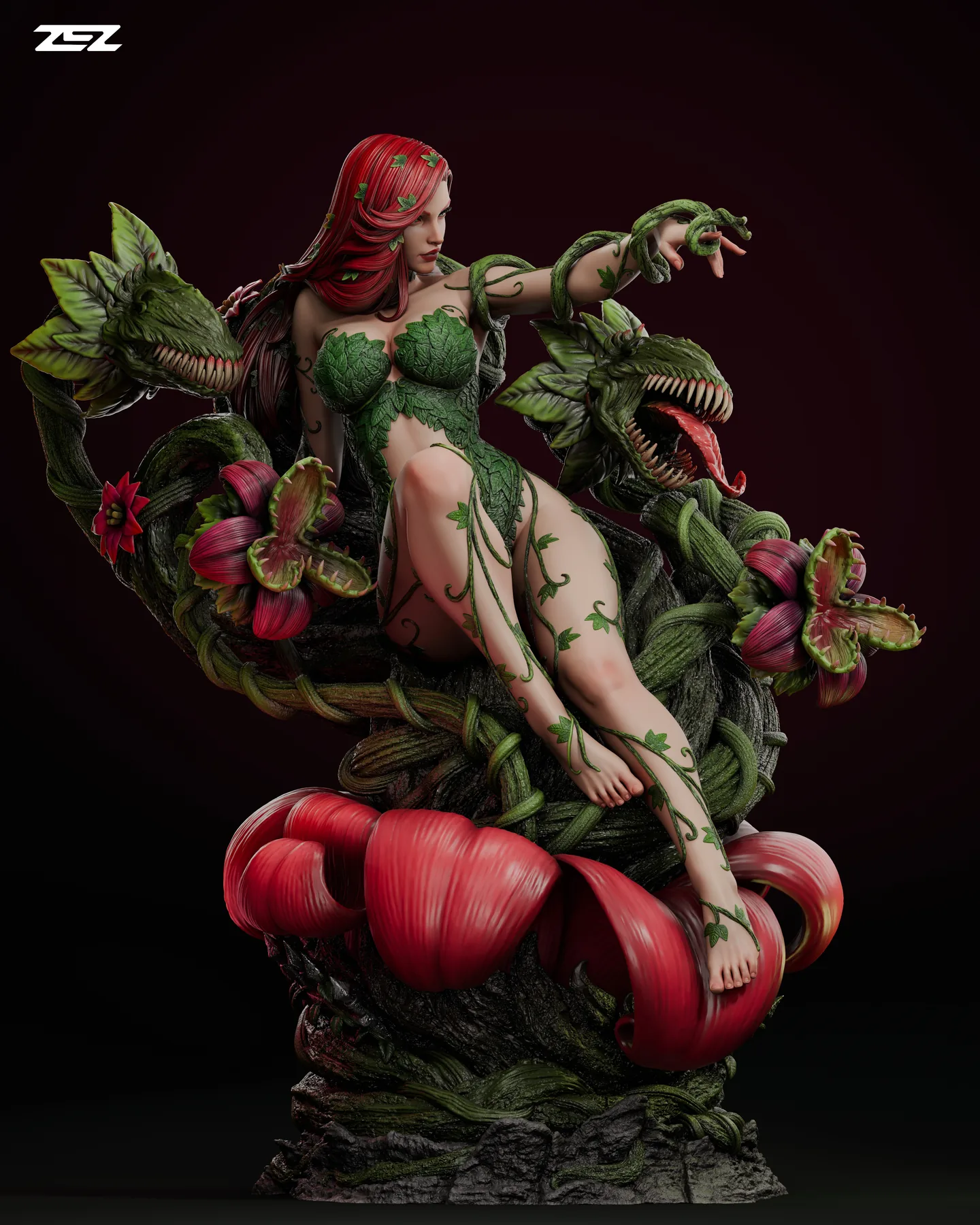 Poison Ivy Sculpture