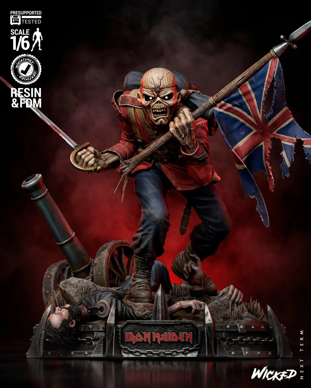 Iron Maiden Sculpture
