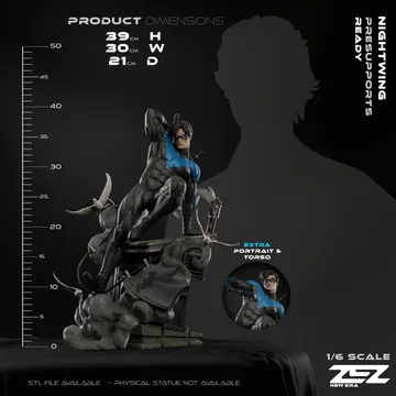 Nightwing Sculpture thumbnail 6