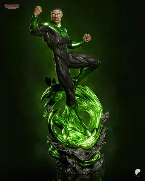 Green Lantern Sculpture thumbnail 1