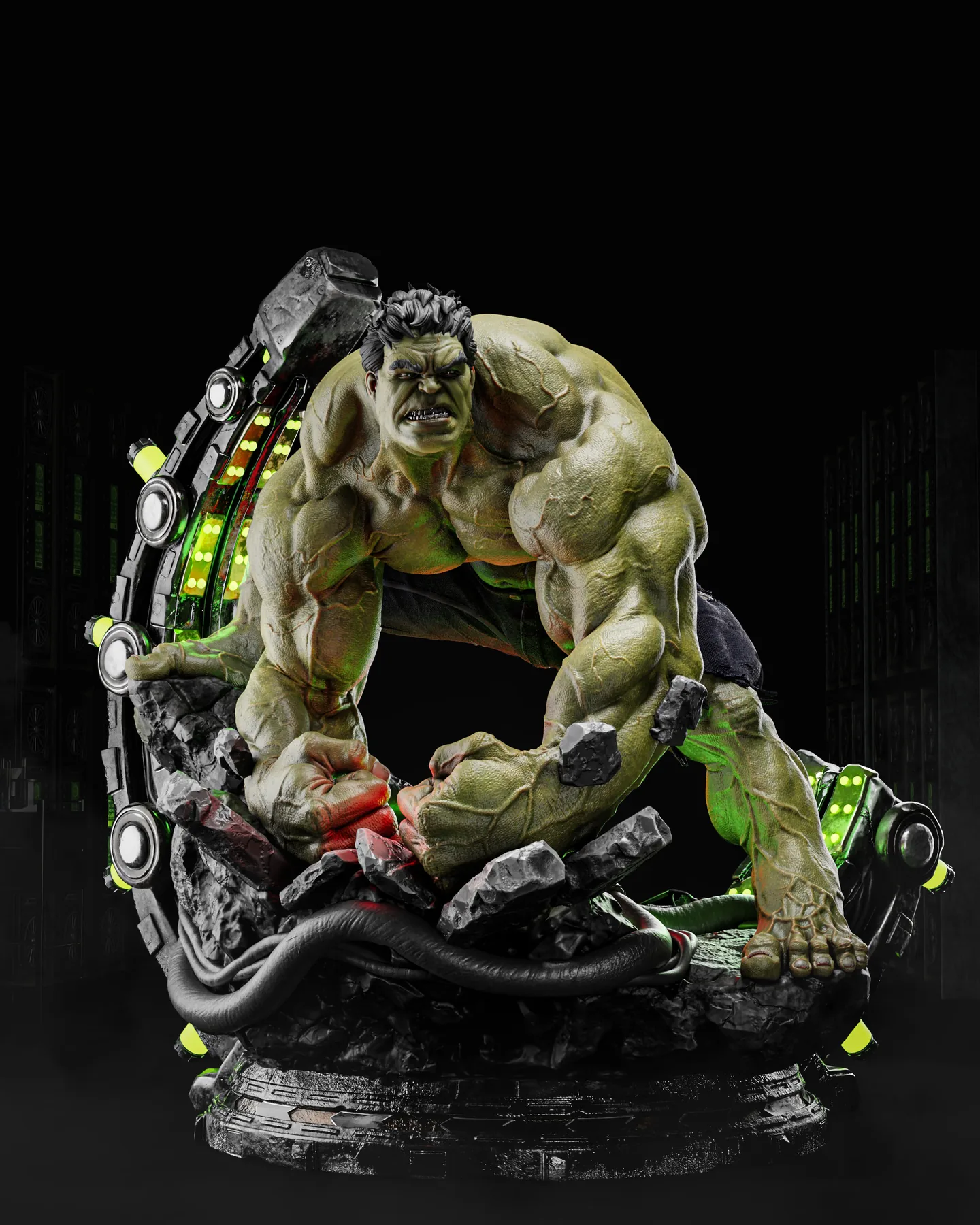 Hulk Sculpture