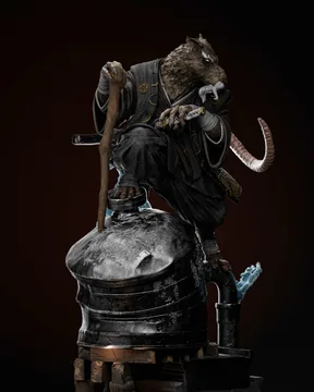 Master Splinter Sculpture thumbnail 6