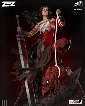 Wonderwoman Absolute Sculpture thumbnail 5