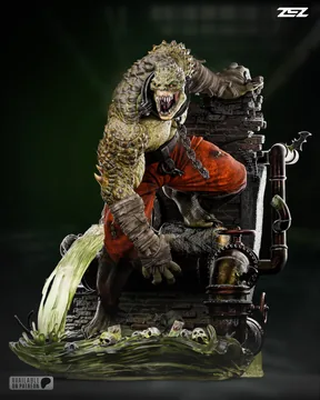 Killer Croc Sculpture thumbnail 1