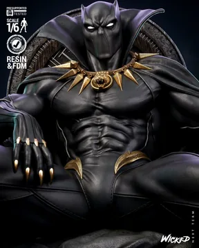 Black Panther Sculpture thumbnail 4