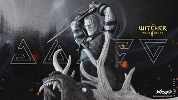 Geralt de Rivia Sculpture thumbnail 1