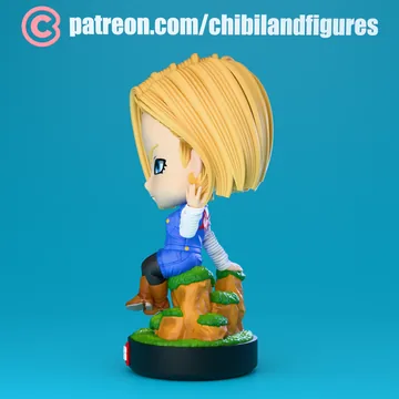 Android 18 Chibi thumbnail 4