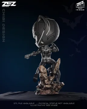 Black Panther Chibi thumbnail 2