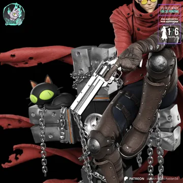 Vash the Stampede Sculpture thumbnail 5