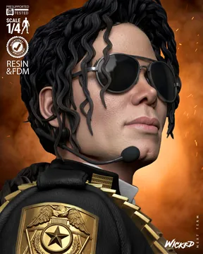 Michael Jackson Bust thumbnail 4