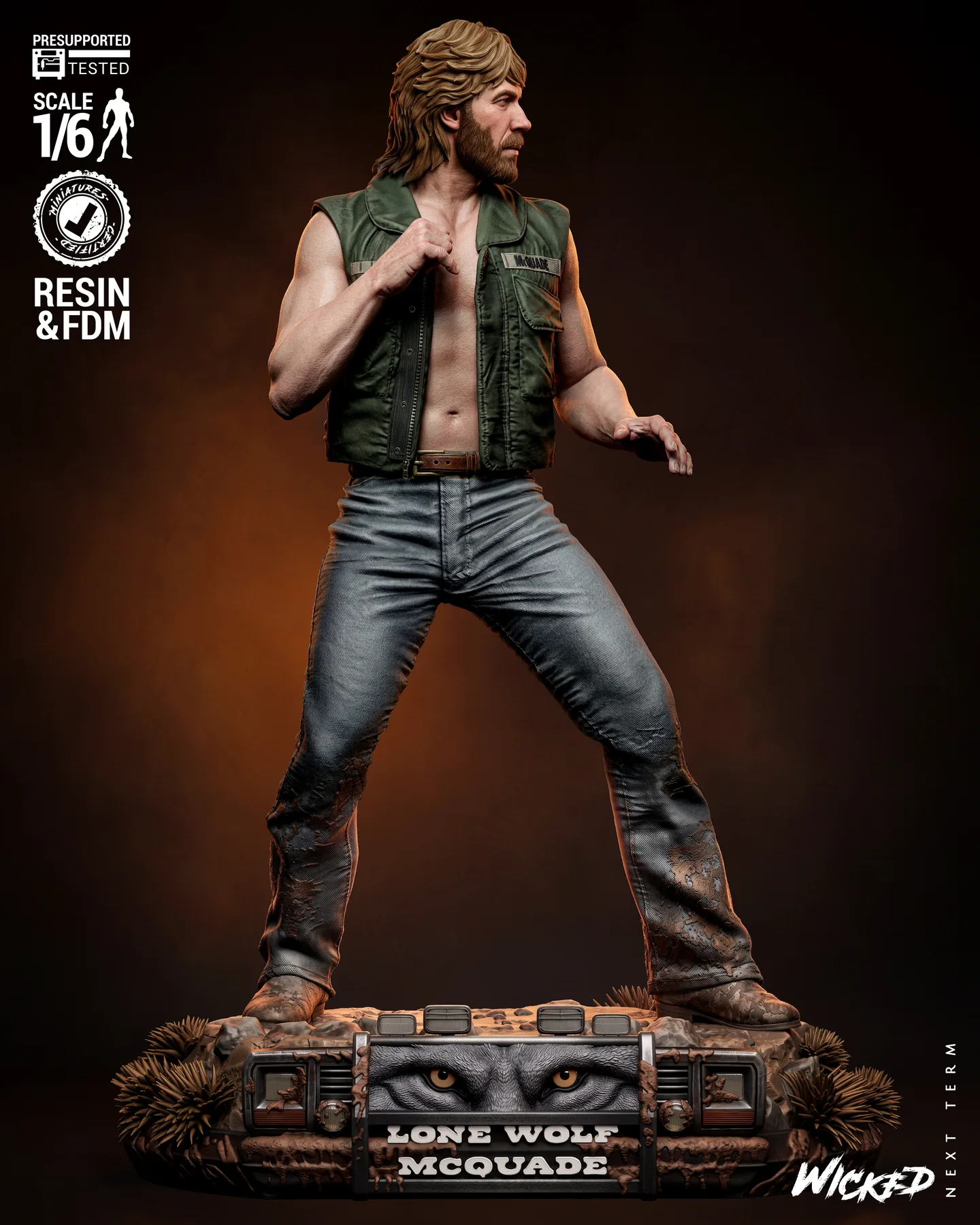 Chuck Norris Sculpture