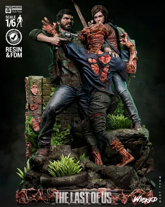 Ellie and Joel Diorama