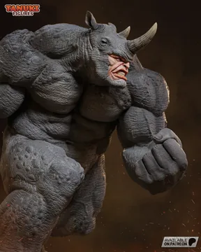 Rhino Sculpture thumbnail 3