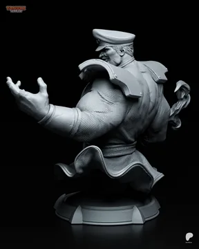 M. Bison Bust thumbnail 3