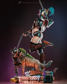Harley Quinn Sculpture thumbnail 2
