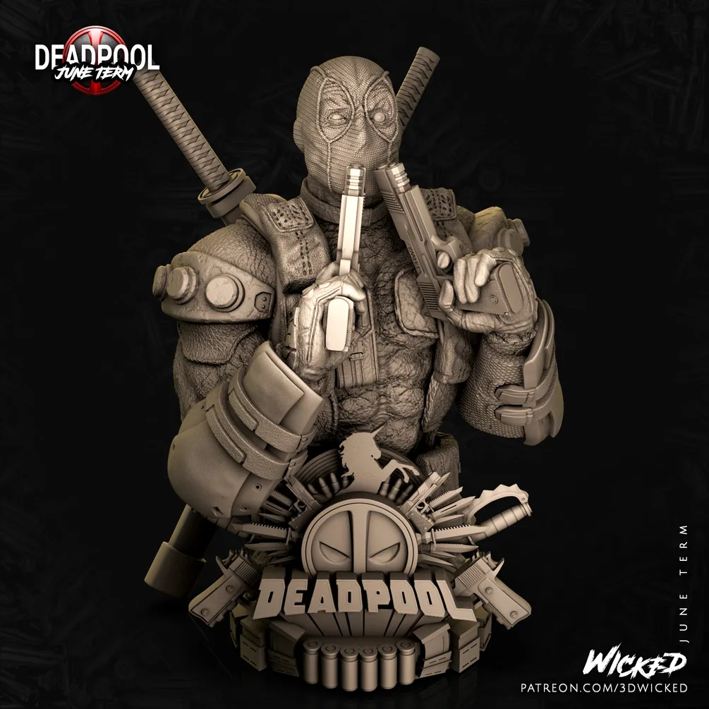Deadpool Bust
