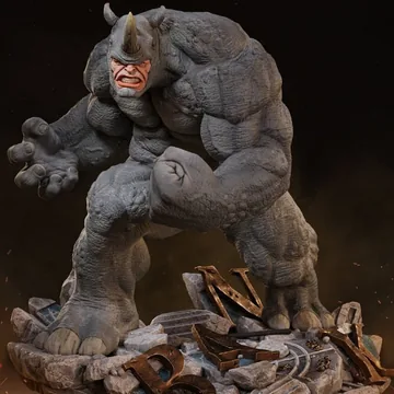 Rhino Sculpture thumbnail 1
