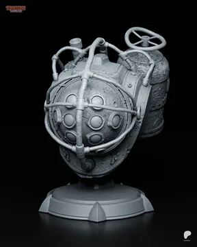 Big Daddy and Little Sister - BioShock - Bust thumbnail 2