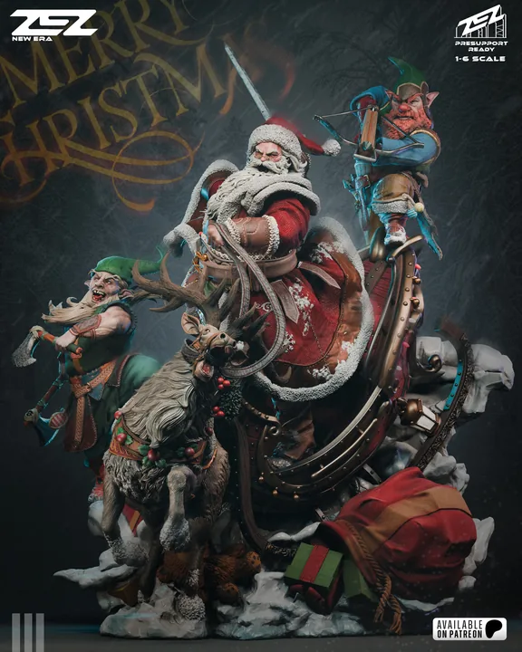 Santa Claus Sculpture