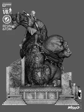 Legolas Vs Troll (Lite Version) Diorama thumbnail 4
