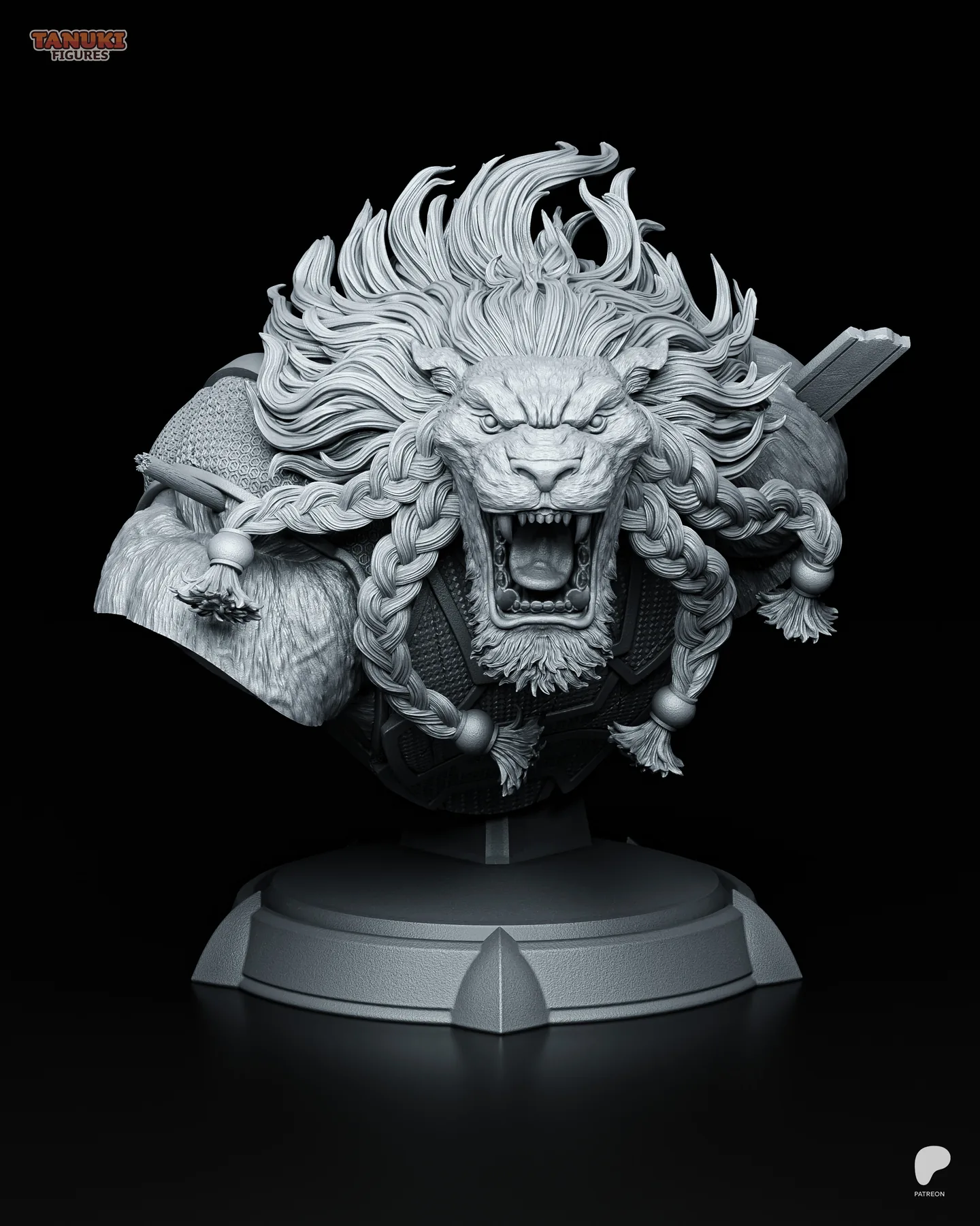 Battle Beast Bust