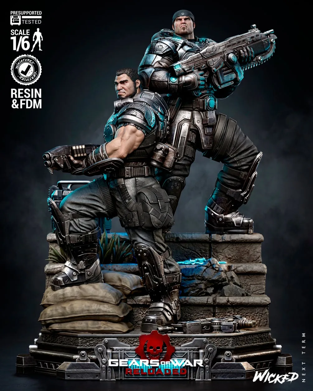 Gears of Wars Diorama
