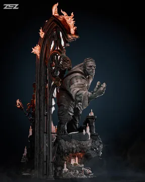 Frankenstein Sculpture thumbnail 4