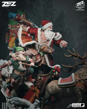 Santa Claus Sculpture thumbnail 3